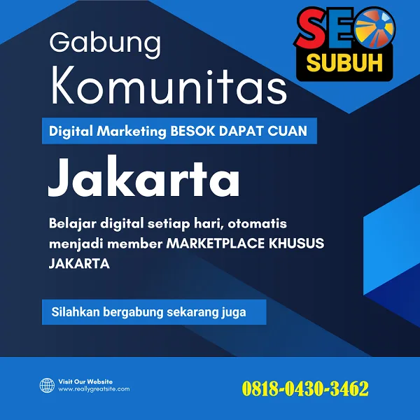 Gabung Komunitas Digital Marketing Jakarta