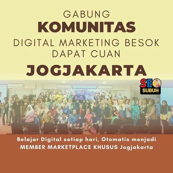 Gabung Komunitas Digital Marketing Jogjakarta new