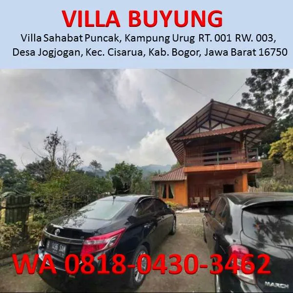 sewa villa murah di cisarua puncak