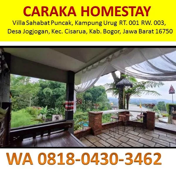 villa 5 kamar di cisarua puncak